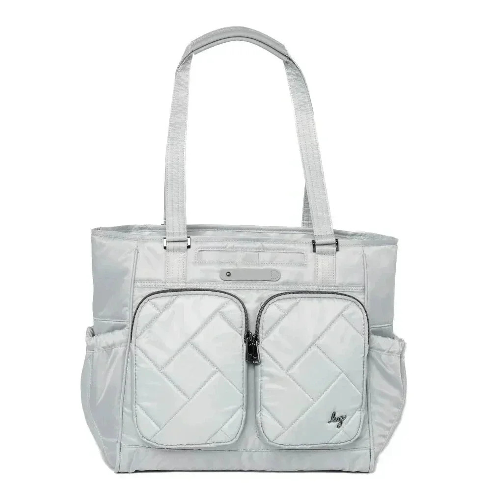 LUG Trotter Tote Bag / Shoulder Bag / Diaper Bag - Cloud Grey